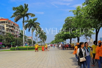CAMBODIA, Phnom Penh, Sisowath Quay (Riverside Promenade), CAM1791JPL