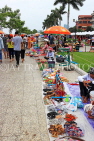 CAMBODIA, Phnom Penh, Sisowath Quay (riverside), crafts, souvenir sellers, CAM2121JPL
