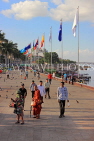 CAMBODIA, Phnom Penh, Sisowath Quay (riverside promenade), CAM1807JPL