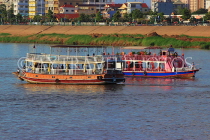 CAMBODIA, Phnom Penh, Tonle Sap River, Cruise Boats, CAM1839JPL