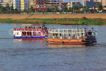 CAMBODIA, Phnom Penh, Tonle Sap River, Cruise Boats, CAM1840JPL