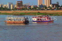 CAMBODIA, Phnom Penh, Tonle Sap River, Cruise Boats, CAM1841JPL