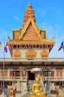CAMBODIA, Phnom Penh, Wat Ounalom, main building, shrine hall, CAM1893JPL