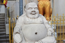 CAMBODIA, Phnom Penh, Wat Ounalom, smiling Buddha statue, CAM1892JPL