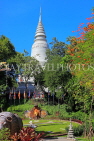 CAMBODIA, Phnom Penh, Wat Phnom, main stupa, CAM1931JPL