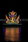 CAMBODIA, Phnom Penh, Water Festival, illuminated flotillas, Tonle Sap River, CAM1583JPL