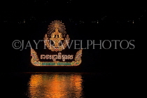 CAMBODIA, Phnom Penh, Water Festival, illuminated flotillas, Tonle Sap River, CAM1607JPL