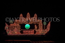 CAMBODIA, Phnom Penh, Water Festival, illuminated flotillas, Tonle Sap River, CAM1613JPL