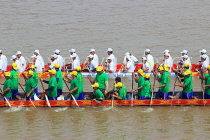 CAMBODIA, Phnom Penh, Water Festival, racing boats, Tonle Sap River, CAM1530JPL