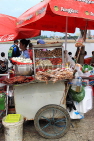 CAMBODIA, Phnom Penh, Water Festival, street food stalls by the riverside,CAM1867JPL