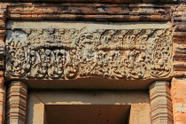 CAMBODIA, Siem Reap, Angkor, Pre Rup Temple, bas-relief carvings, CAM1052JPL