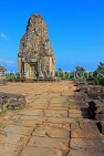 CAMBODIA, Siem Reap, Angkor, Pre Rup Temple, large tower on temple top, CAM1065JPL