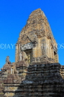 CAMBODIA, Siem Reap, Angkor, Pre Rup Temple, large tower on temple top, CAM1066JPL