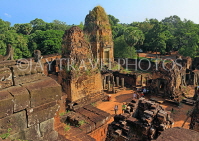 CAMBODIA, Siem Reap, Angkor, Pre Rup Temple, view from temple top, CAM1055JPL
