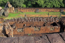 CAMBODIA, Siem Reap, Angkor, Pre Rup Temple, view from temple top, CAM1056JPL