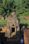 CAMBODIA, Siem Reap, Angkor, Pre Rup Temple, view from temple top, gopura, CAM1060JPL
