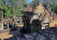 CAMBODIA, Siem Reap, Angkor, Ta Keo Temple, view from higher terrace, CAM1015JPL