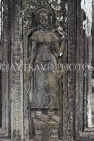 CAMBODIA, Siem Reap, Angkor Thom, Bayon Temple, Devata stone carving, CAM716JPL