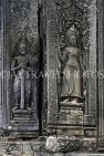 CAMBODIA, Siem Reap, Angkor Thom, Bayon Temple, Devata stone carvings, CAM714JPL