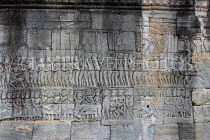 CAMBODIA, Siem Reap, Angkor Thom, Bayon Temple, bas-relief galleries, CAM740JPL