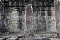CAMBODIA, Siem Reap, Angkor Thom, Bayon Temple, bas-relief galleries, CAM744JPL