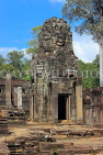 CAMBODIA, Siem Reap, Angkor Thom, Bayon Temple, stone carved faces, CAM774JPL