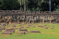 CAMBODIA, Siem Reap, Angkor Thom, Terrace of Elephants, CAM940JPL