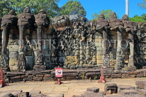 CAMBODIA, Siem Reap, Angkor Thom, Terrace of Elephants, CAM945JPL