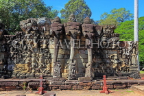 CAMBODIA, Siem Reap, Angkor Thom, Terrace of Elephants, CAM948JPL