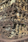 CAMBODIA, Siem Reap, Angkor Thom, Terrace of Leper Kings, bas-reliefs, CAM957JPL
