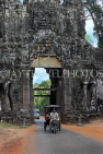 CAMBODIA, Siem Reap, Angkor Thom, Victory Gate, CAM989JPL