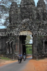 CAMBODIA, Siem Reap, Angkor Thom, Victory Gate, CAM990JPL