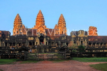 CAMBODIA, Siem Reap, Angkor Wat, and early morning view, CAM488JPL