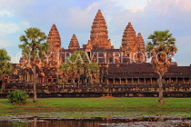 CAMBODIA, Siem Reap, Angkor Wat, and sunset view, CAM476JPL