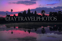 CAMBODIA, Siem Reap, Angkor Wat, sunrise view, CAM355JPL