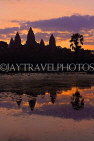 CAMBODIA, Siem Reap, Angkor Wat, sunrise view, CAM370JPL