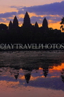 CAMBODIA, Siem Reap, Angkor Wat, sunrise view, CAM371JPL