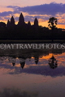 CAMBODIA, Siem Reap, Angkor Wat, sunrise view, CAM372JPL