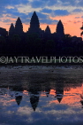 CAMBODIA, Siem Reap, Angkor Wat, sunrise view, CAM376JPL