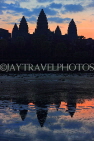 CAMBODIA, Siem Reap, Angkor Wat, sunrise view, CAM380JPL