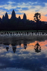 CAMBODIA, Siem Reap, Angkor Wat, sunrise view, CAM382JPL