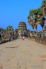 CAMBODIA, Siem Reap, Angkor Wat, temple complex, Terrace of Honor, CAM538JPL