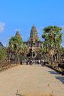 CAMBODIA, Siem Reap, Angkor Wat, temple complex, Terrace of Honor, CAM541JPL
