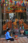 CAMBODIA, Siem Reap, Banteay Kdei Temple, shrine with Buddha statue, CAM1398JPL