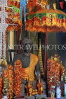 CAMBODIA, Siem Reap, Banteay Kdei Temple, shrine with Buddha statue, CAM1399JPL