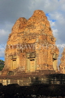 CAMBODIA, Siem Reap, East Mebon Temple, upper terrace tower, CAM1211JPL