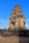CAMBODIA, Siem Reap, East Mebon Temple, upper terrace tower, CAM1263JPL