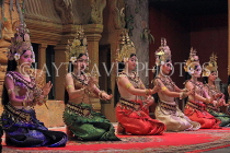 CAMBODIA, Siem Reap, Khmer Dancing, Apsara Dancers, CAM287JPL