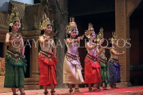 CAMBODIA, Siem Reap, Khmer Dancing, Apsara Dancers, CAM288JPL