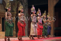 CAMBODIA, Siem Reap, Khmer Dancing, Apsara Dancers, CAM289JPL